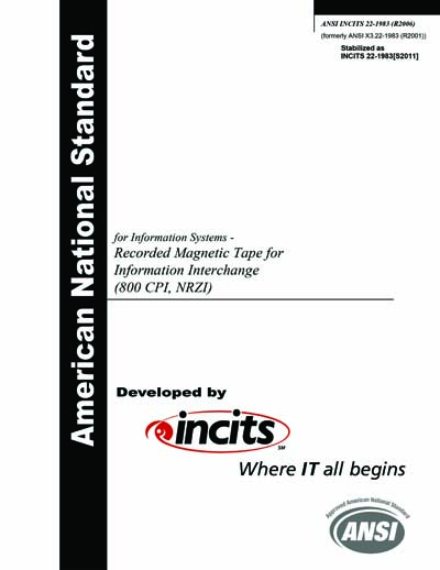 Standards PDF Cover Page